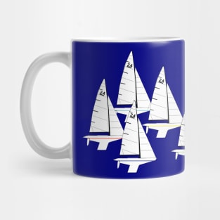 2.4 Meter Sailboats Racing Mug